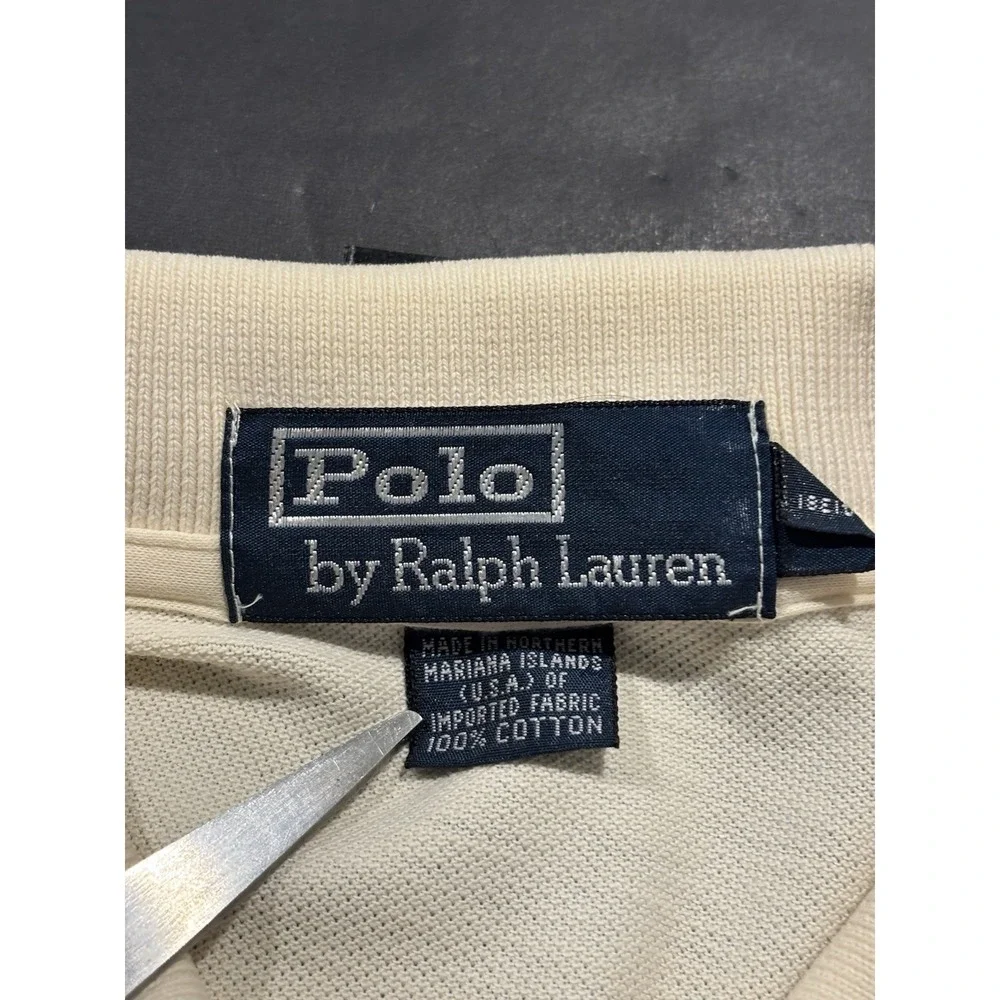Vintage Polo by Ralph Lauren Classic Fit Cotton Polo Shirt Green